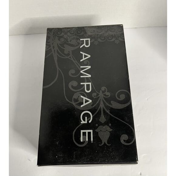 New Vtg Rampage Sz 9 1/2 M Pointed Toe Women's Shoes Pumps Shiny Brown 3" Spikes - Picture 7 of 7